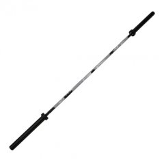 Гриф олимпийский прямой камуфляж с замками BRONZE GYM BGBRS25