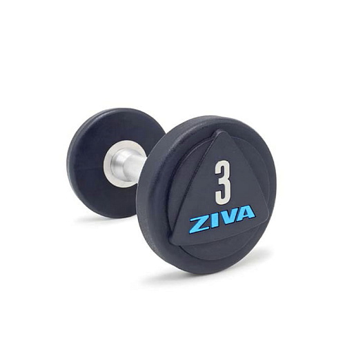 Гантели Ziva 1-10 кг серии ZVO Studio, уретановое покрытие